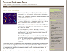 Tablet Screenshot of desktop-destroyer.net
